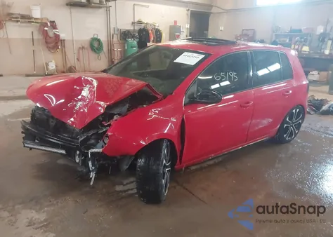 2012 Volkswagen Gti 4-Door из США, поврежденный, VIN WVWHD7AJ7CW306914